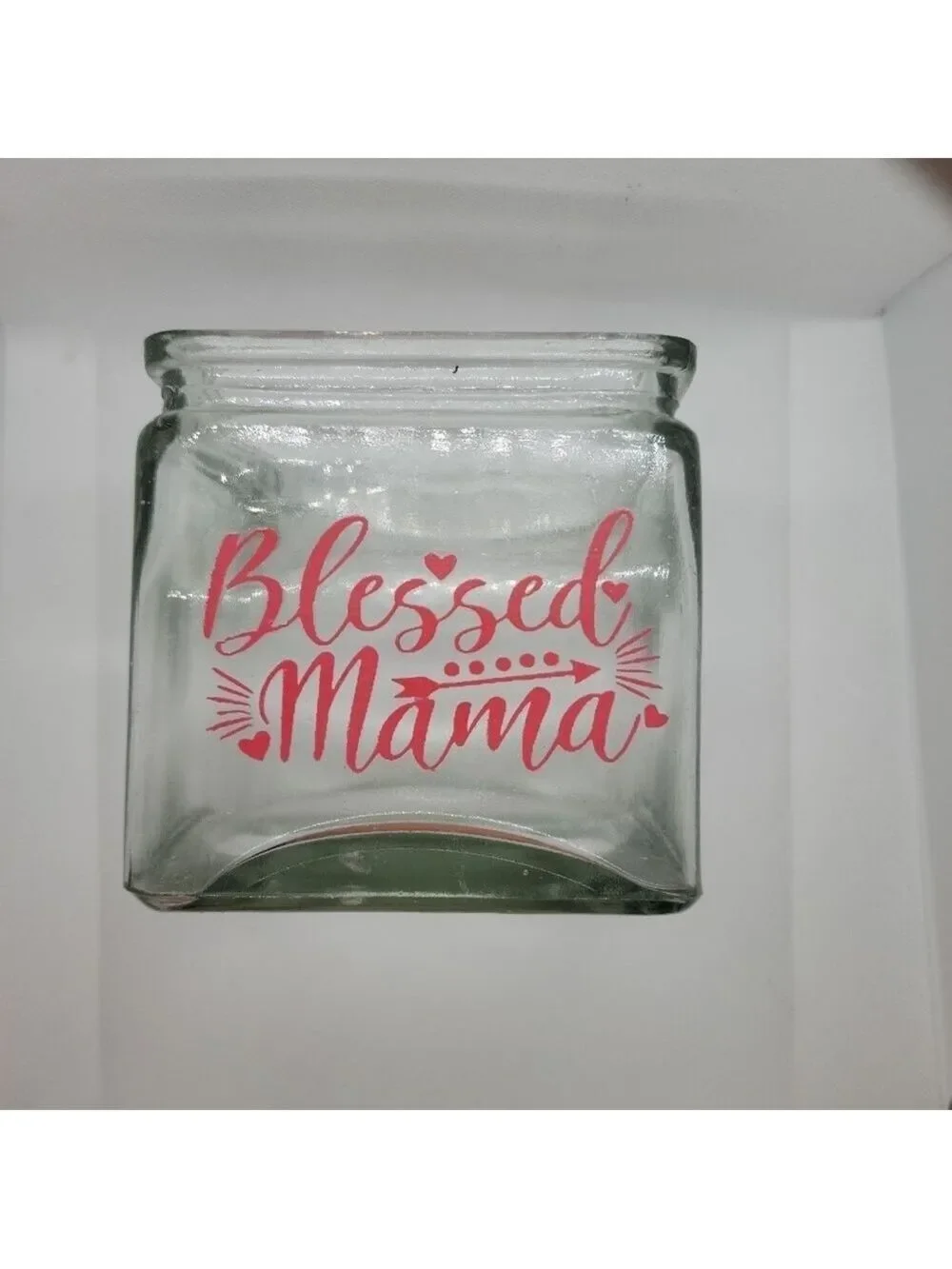 Blessed Mama Handpainted Jar Mother's Day